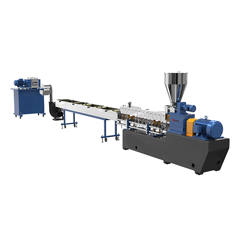水冷拉条 双螺杆造粒机